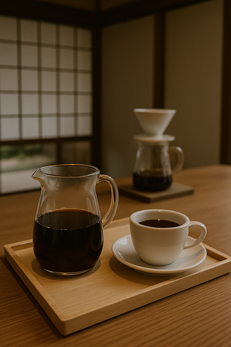 The Art of Japanese Coffee Service: Minimalism, Precision, and Ritual