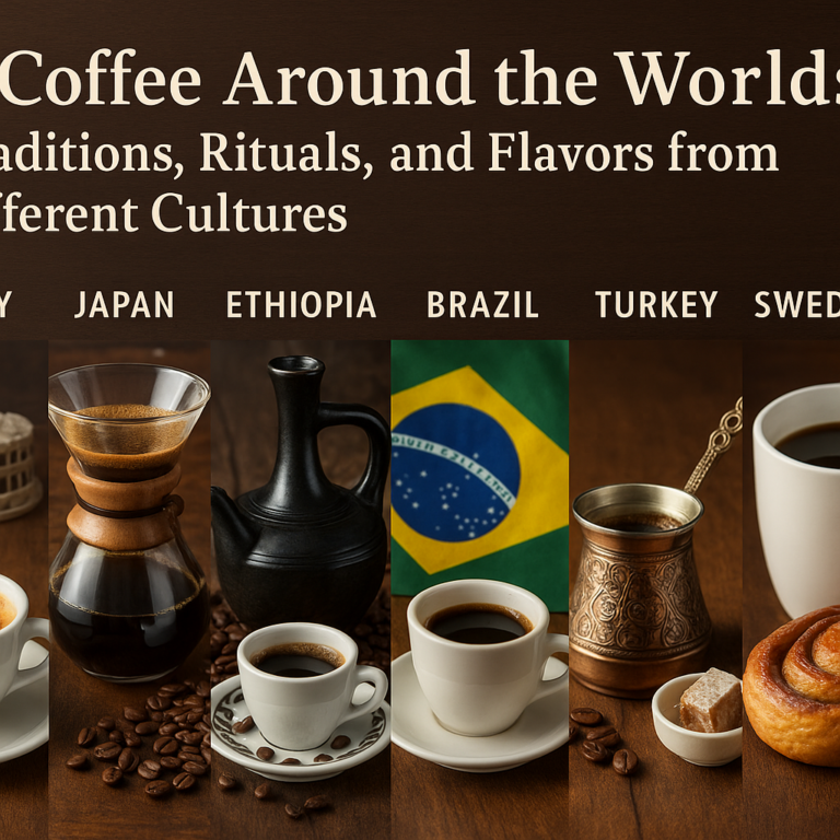 Coffee Around the World: Traditions, Rituals, and Flavors from Different Cultures